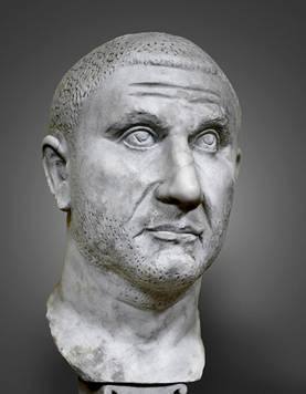Licinius Western Roman Emperor reigned 308-324 CE  Chiaramonti XLVII-19 Vatican Inv. 1981  Poto by !STORAX